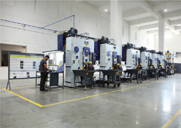 Advance stamping line area of H.R Industries