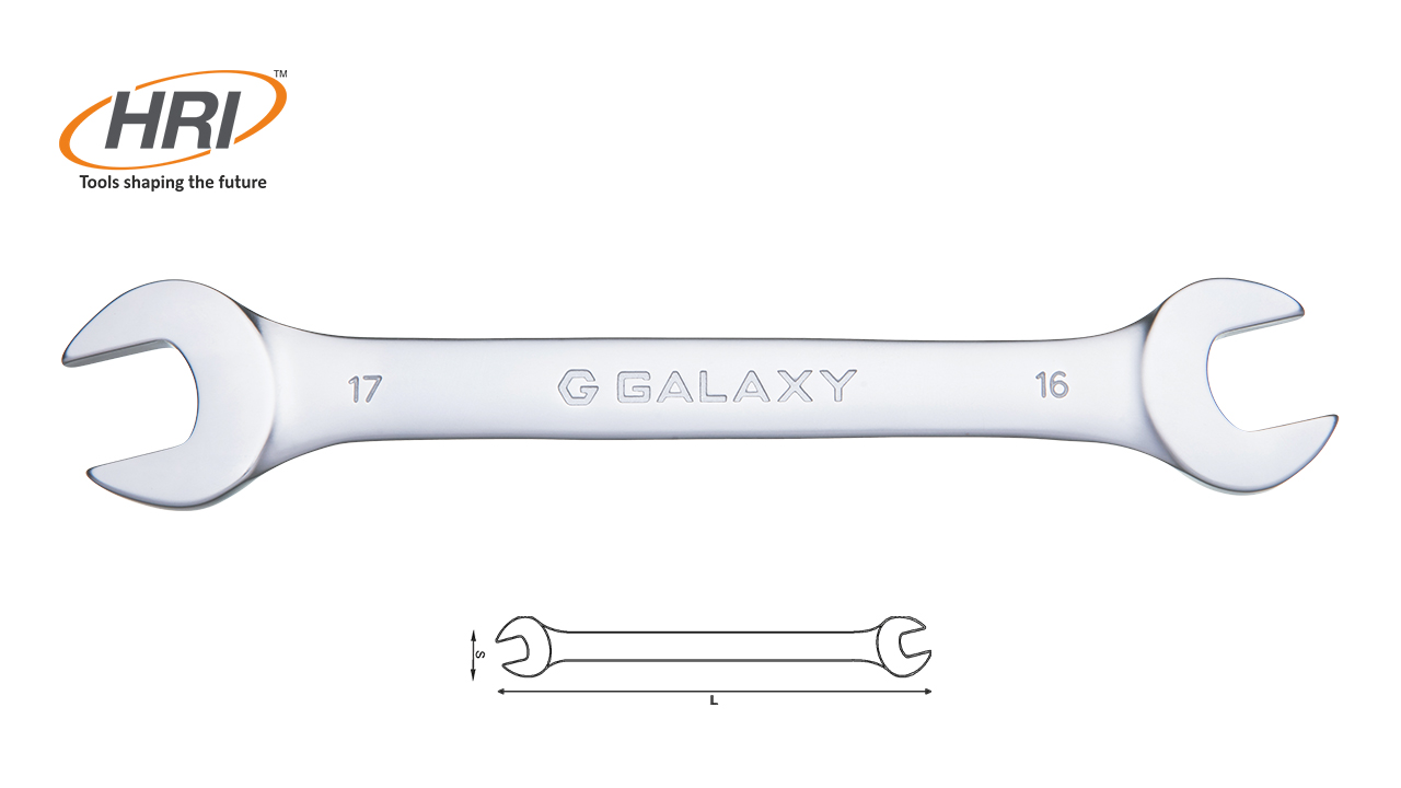 Double Open End Spanner CRV - Satin
